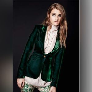 Smythe velvet green blazer
